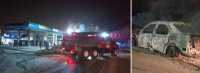 В Новосибирске пожарные спасли автозаправку от взрыва
