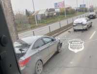 Водители помяли машины на трассе в Хакасии