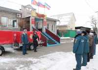 В Хакасии помощники огнеборцев получили новое пожарное оборудование