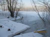 В Хакасии из-за морозов вырос уровень реки Абакан