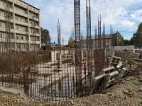 Строительство нового корпуса Абаканского пансионата ветеранов продолжается