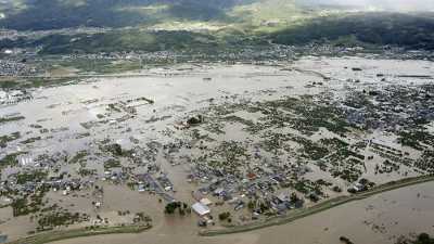 Около 100 тыс. домов в Японии остаются без света после тайфуна