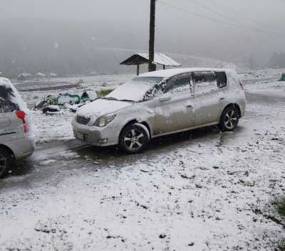 Снег в июне: в Хакасии не везде дождливо