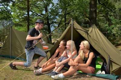 Юные патриоты Хакасии отдохнут в палаточном лагере «Вершина»