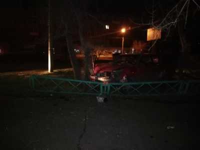 Пьяный водитель в Хакасии &quot;влетел&quot; в дерево